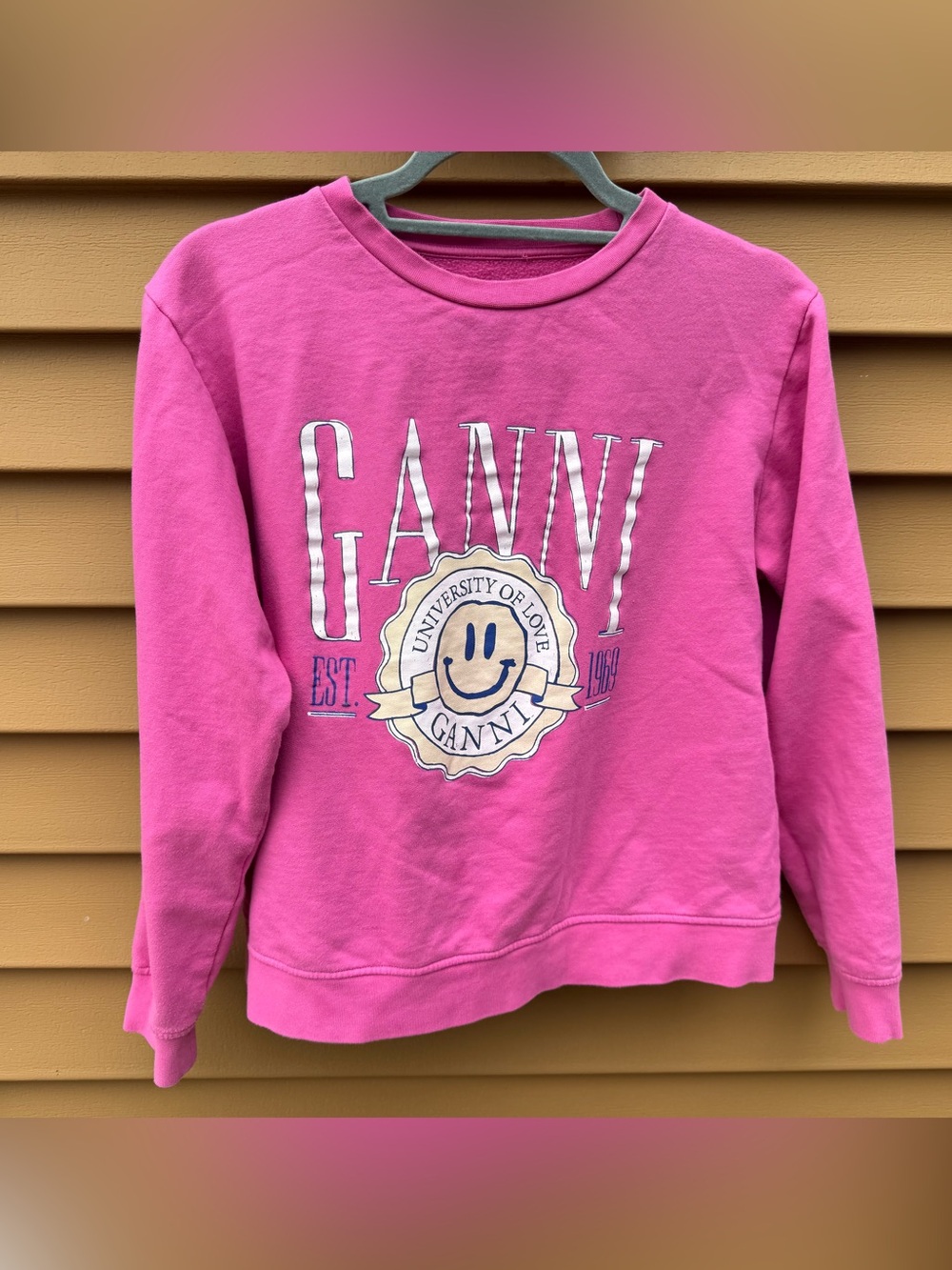 GANNI Stamp University Of Love Sweatshirt